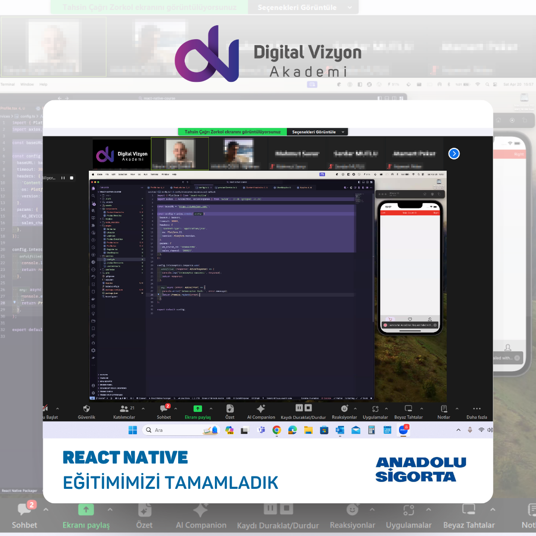 React Native — Anadolu Sigorta
