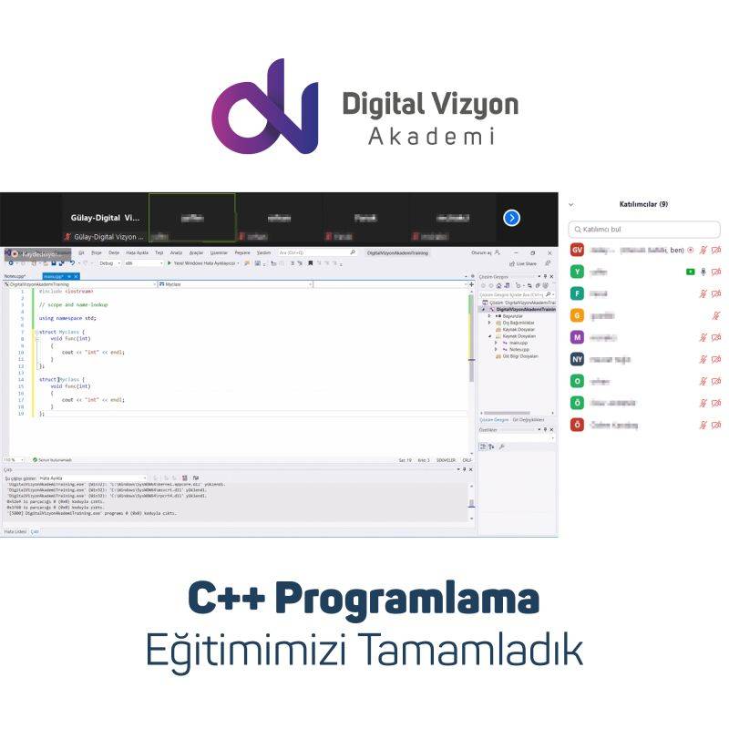 C++ Programlama Eğitimi — C++ Programlama Eğitimi