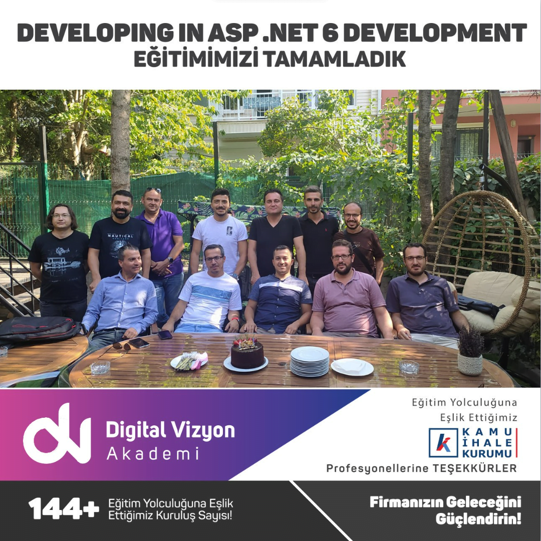 DEVELOPING IN ASP .NET 6 DEVELOPMENT eğitimi