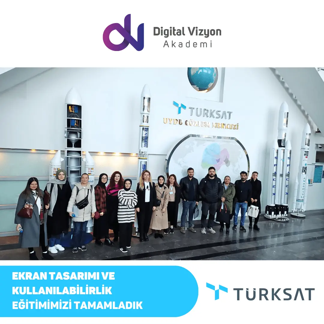 Ekran Tasarımı ve Kullanılabilirlik (2.Grup) — Turksat Uydu Haberleşme Kablo TV ve İşletme A.Ş. eğitimi