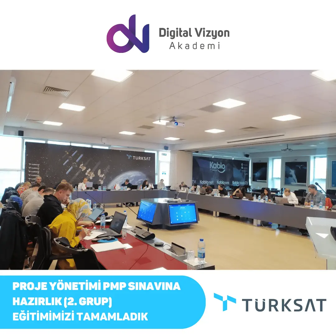 Proje Yönetimi PMP Sınavına Hazırlık(2. Grup) — Turksat Uydu Haberleşme Kablo TV ve İşletme A.Ş. eğitimi
